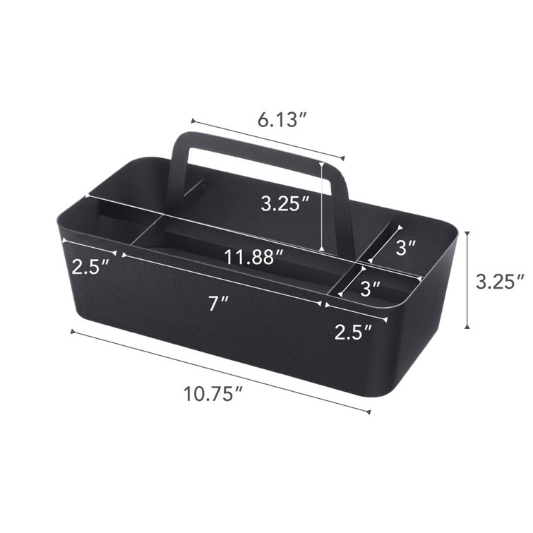 Yamazaki USA Yamazaki Home Tool Box Large Steel Large Handle